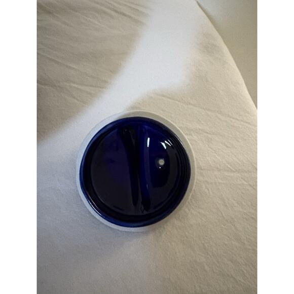 MCM Vintage Hall China Teapot Cobalt Blue Glo Airflow Art Deco 6 Cup - Picture 10 of 11